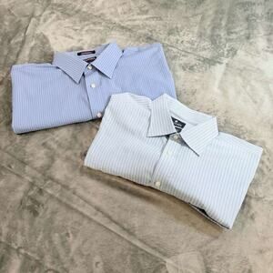 stafford dress shirts for men Stafford Coolmax All Season Ecomade Oxford Men's Regular Fit Stretch Fabric Wrinkle Free Long Sleeve Dress Shirt, 16-16.5 32-33, Blue